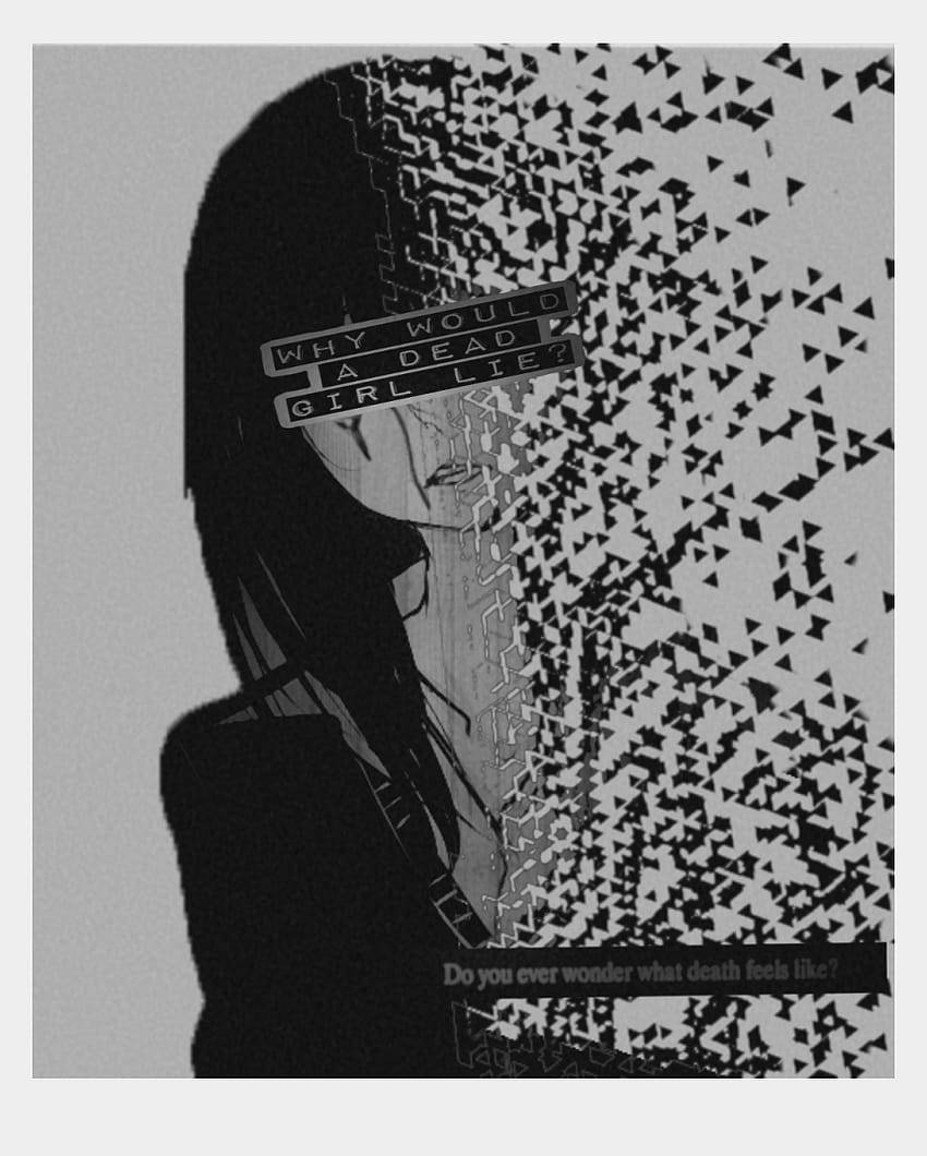 Disintegrating Girl Sad Pfp Wallpaper