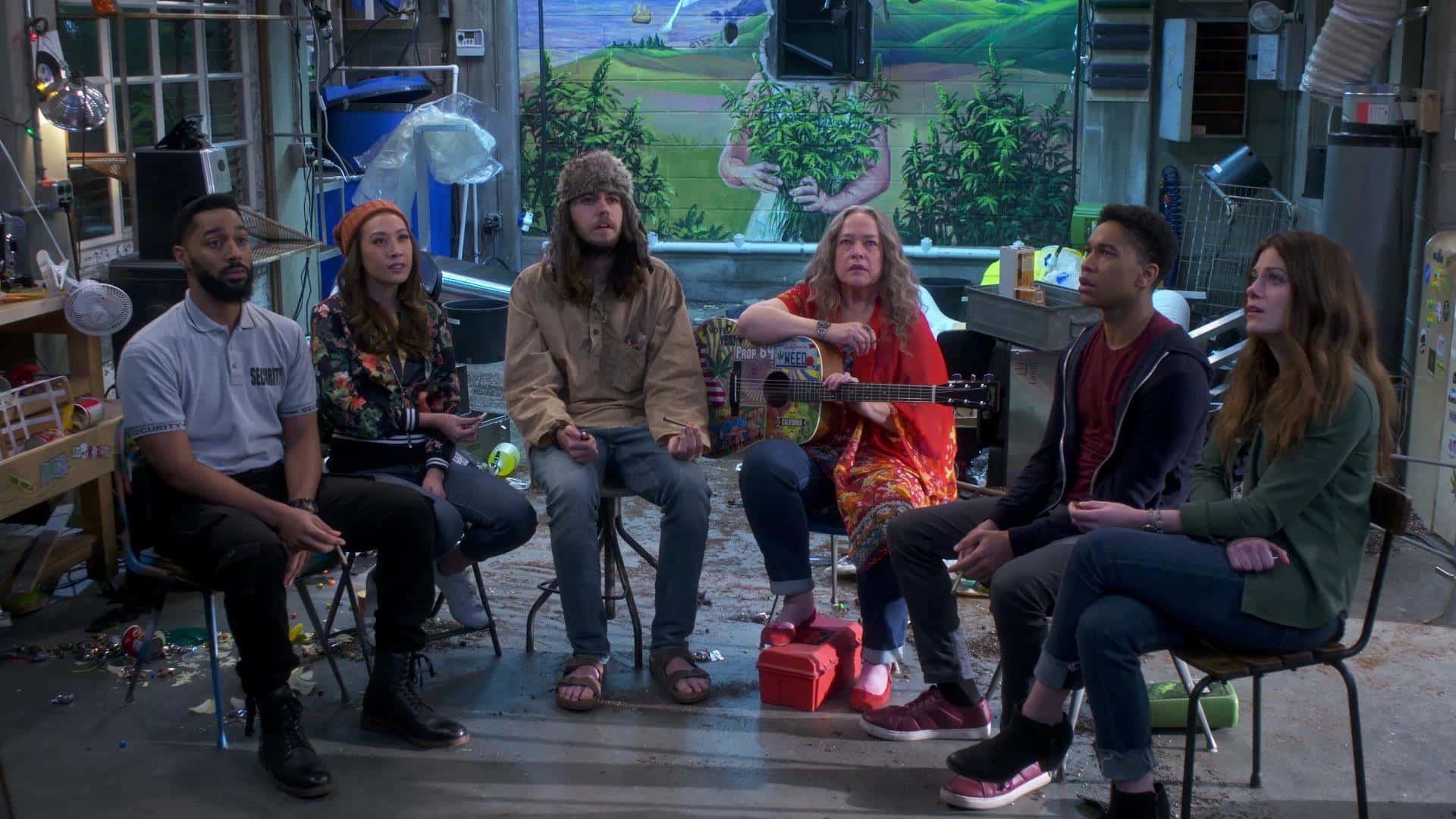 Disjointed Casts Singing Wallpaper