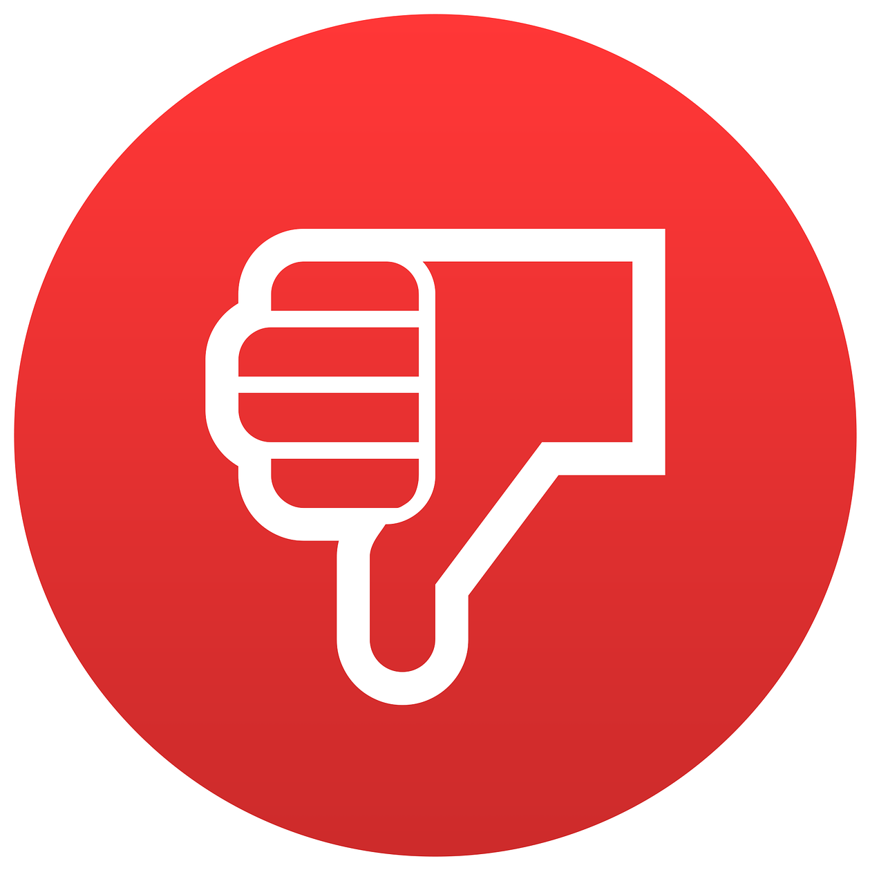 Dislike Thumb Down Icon PNG