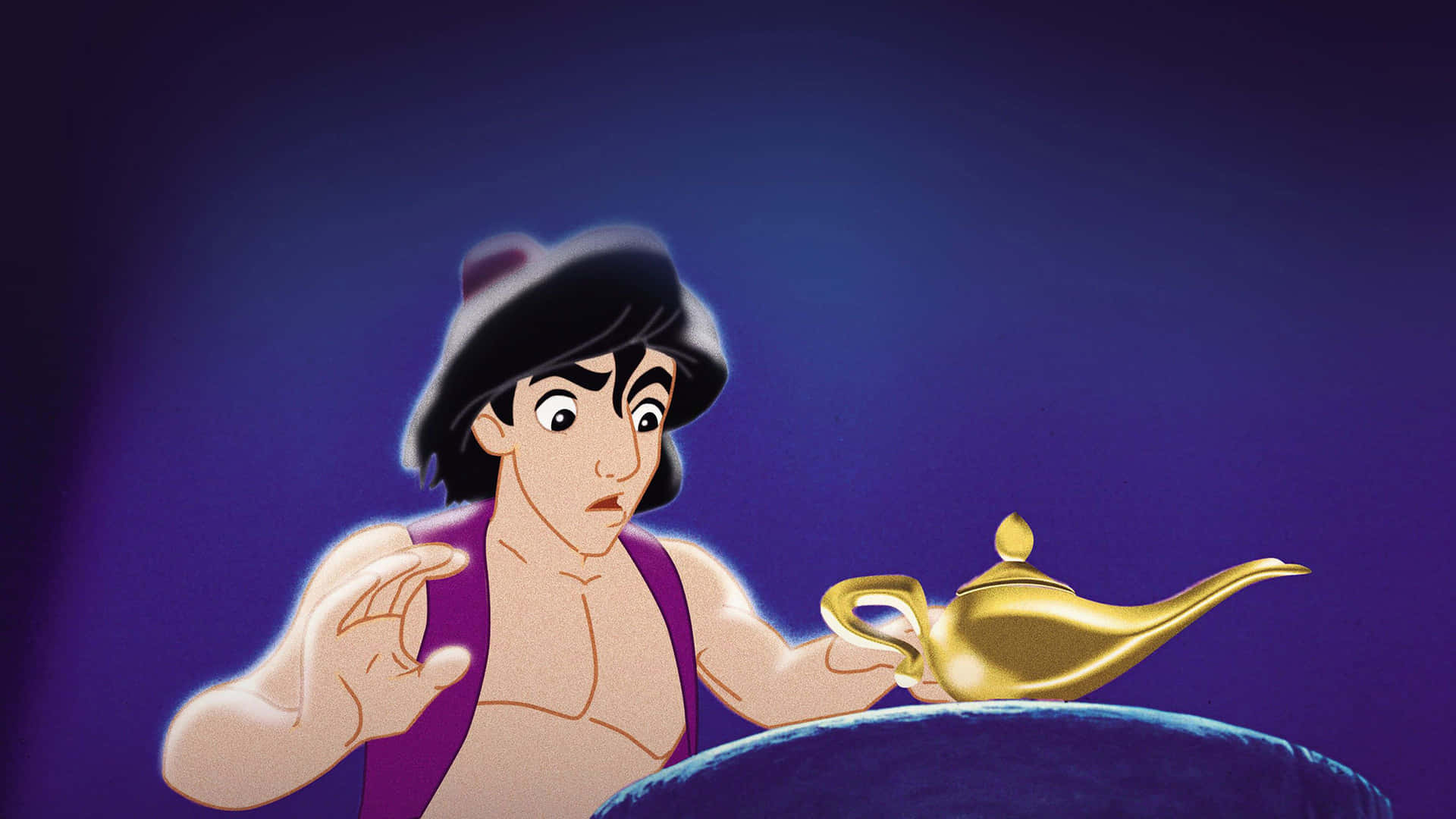 Disney 4k Aladdin With The Golden Lamp Wallpaper
