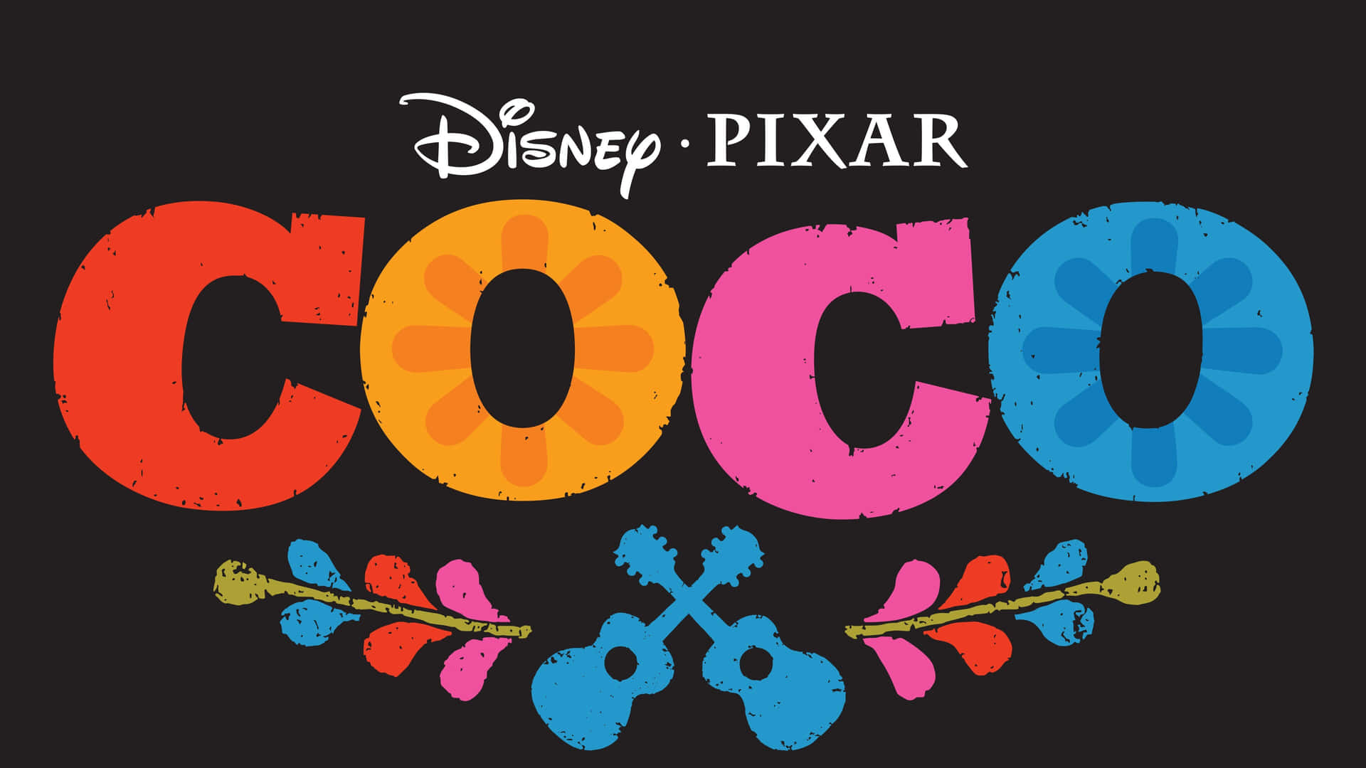 Disney 4k Coco Title Poster Background