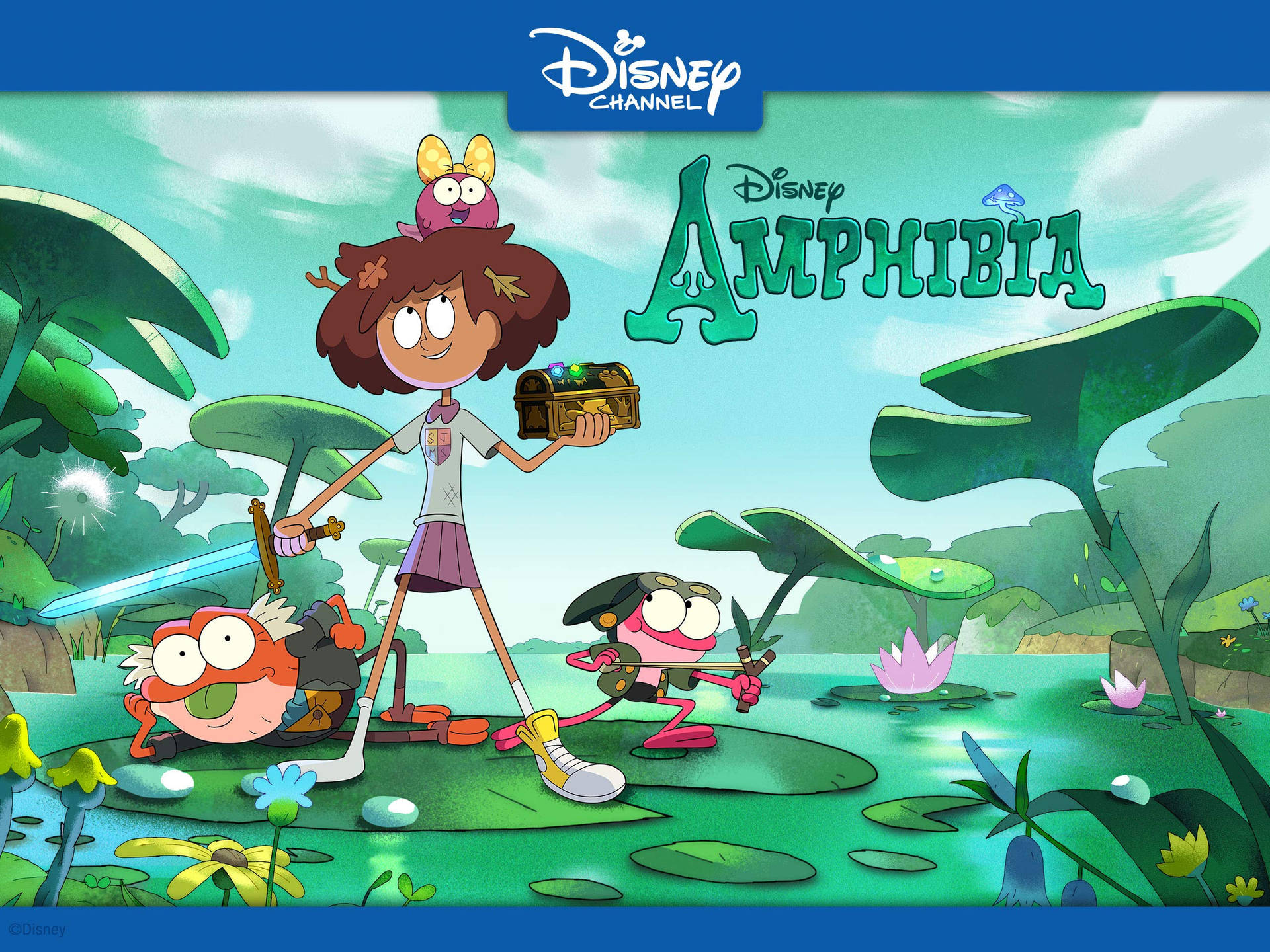 Disney Amphibia Cartoon Poster Wallpaper