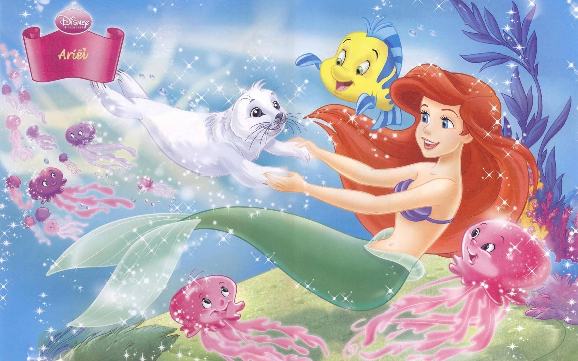 Disney Ariel And Friends Wallpaper