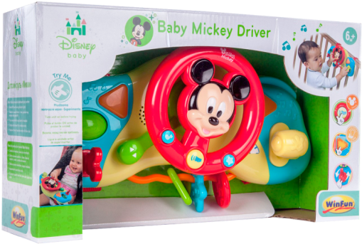 Disney Baby Mickey Driver Toy Packaging PNG