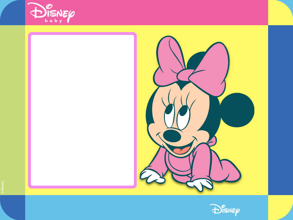 Disney Baby Minnie Frame PNG