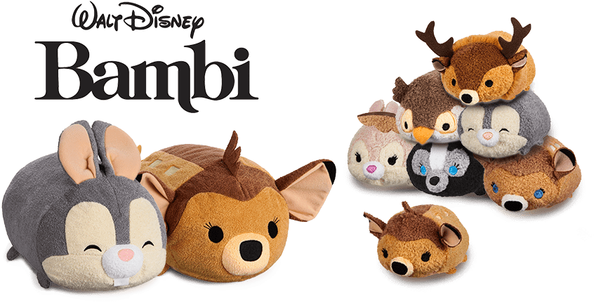 Disney Bambi Tsum Tsum Plush Collection PNG