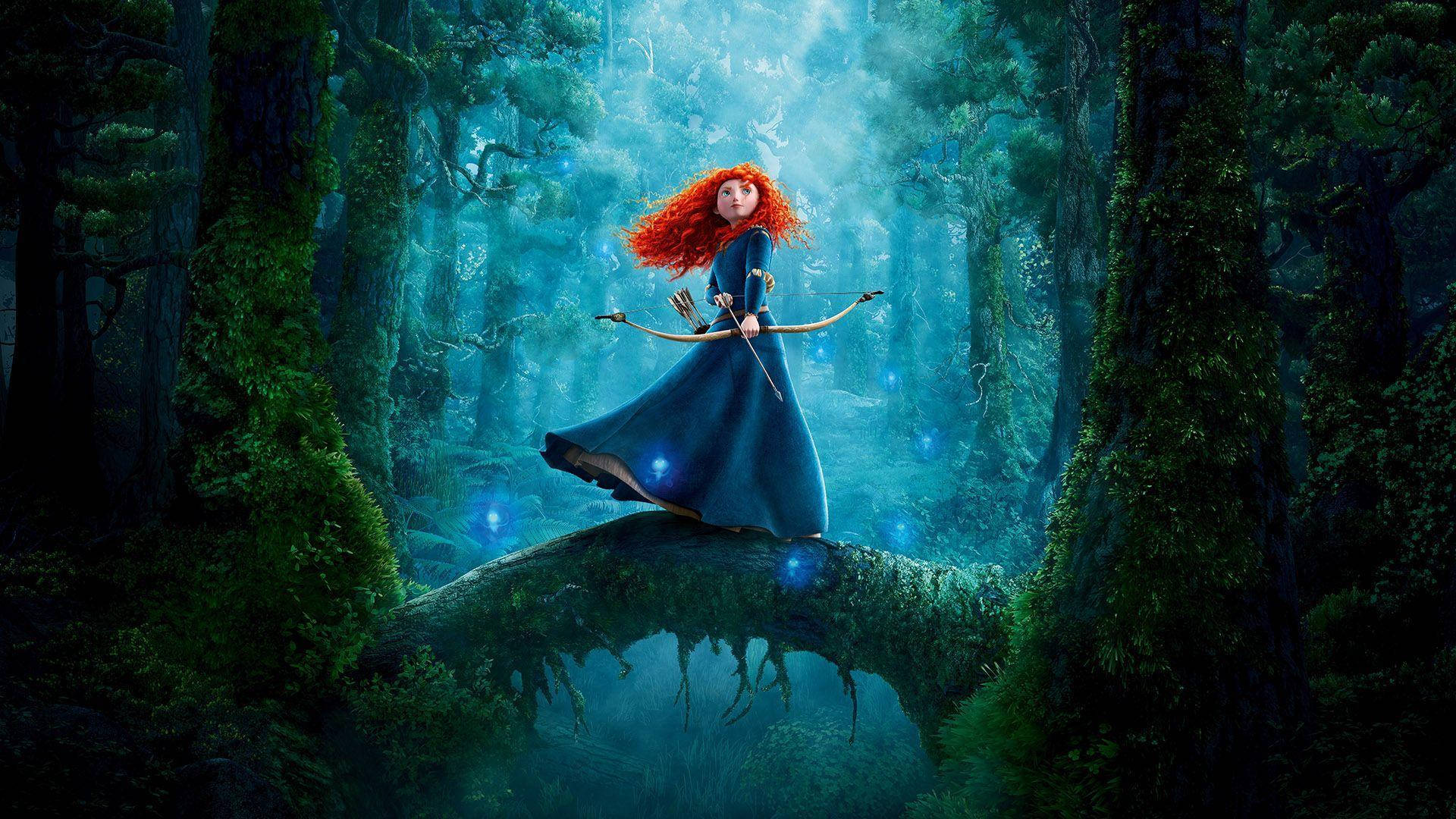 Disney Brave Merida Movie Poster Wallpaper