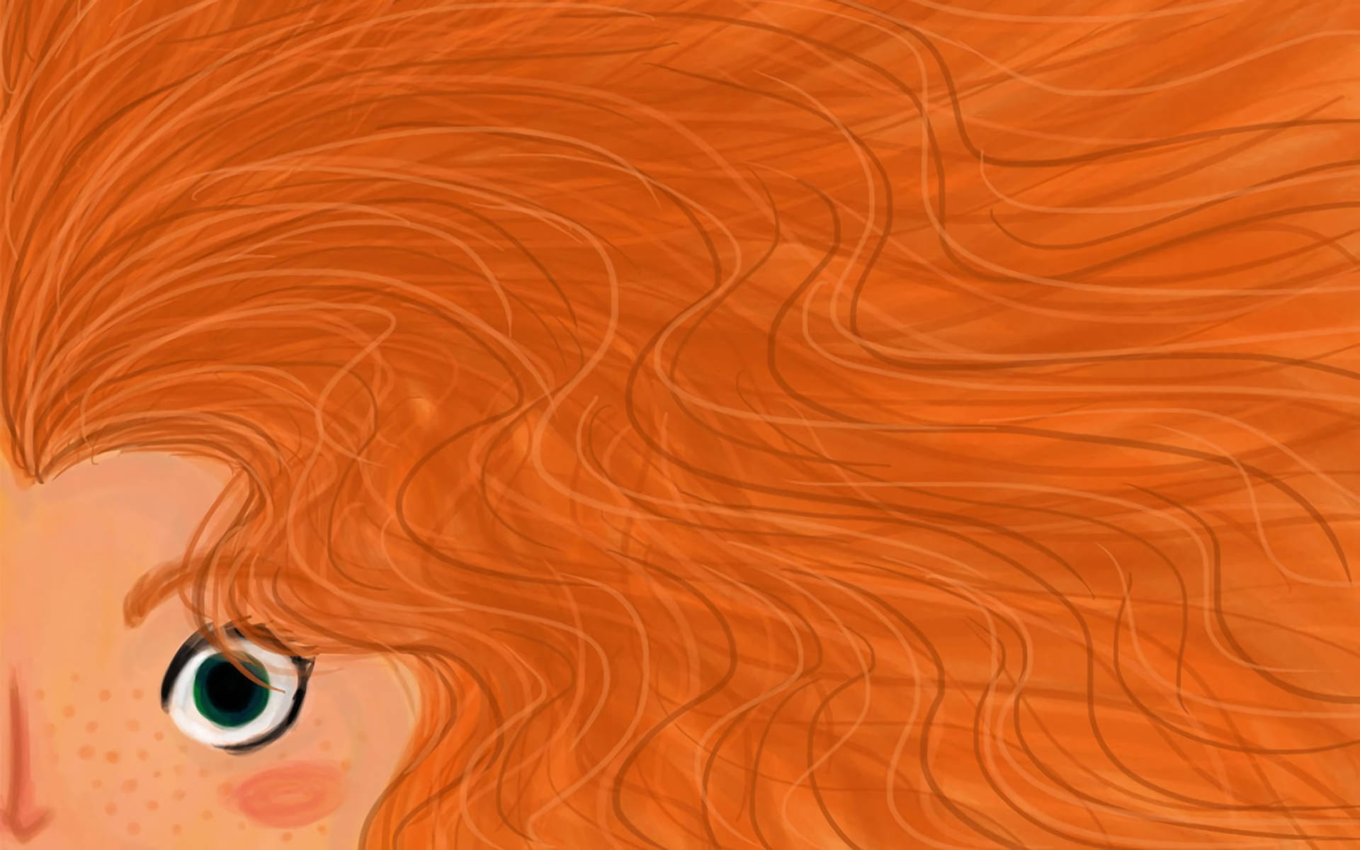 Disney Brave Redhead Merida Wallpaper