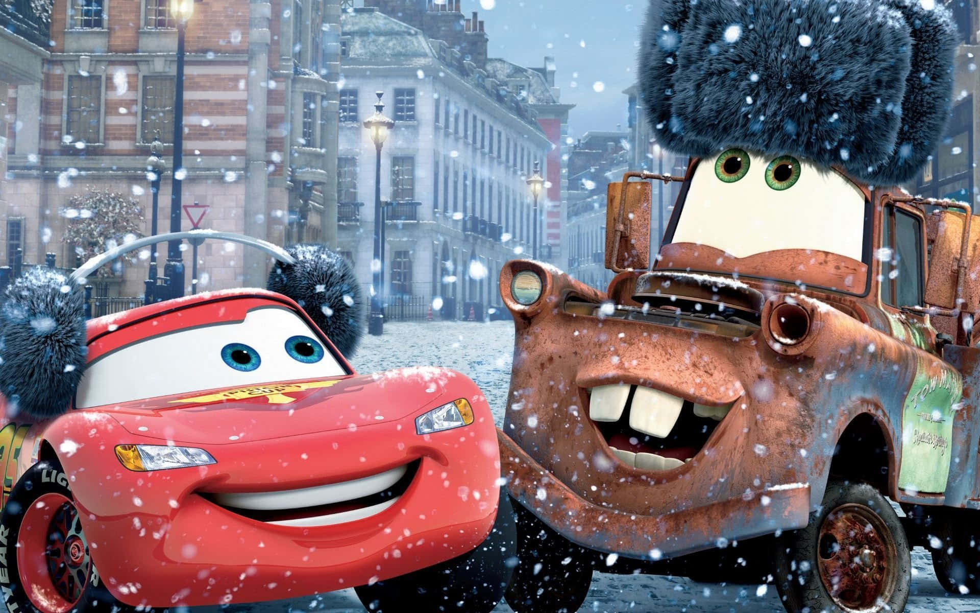 Lightning McQueen and Mater on an epic racing adventure