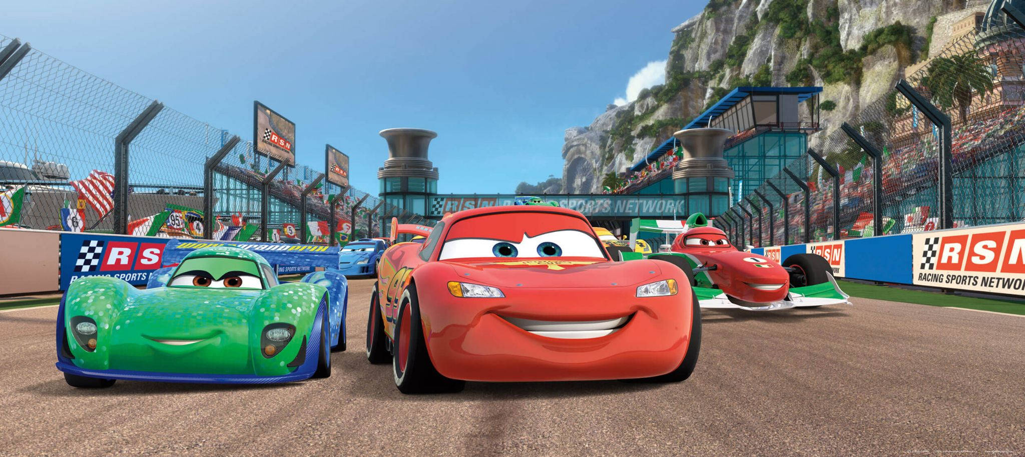 Disney Cars On Track Wallpaper