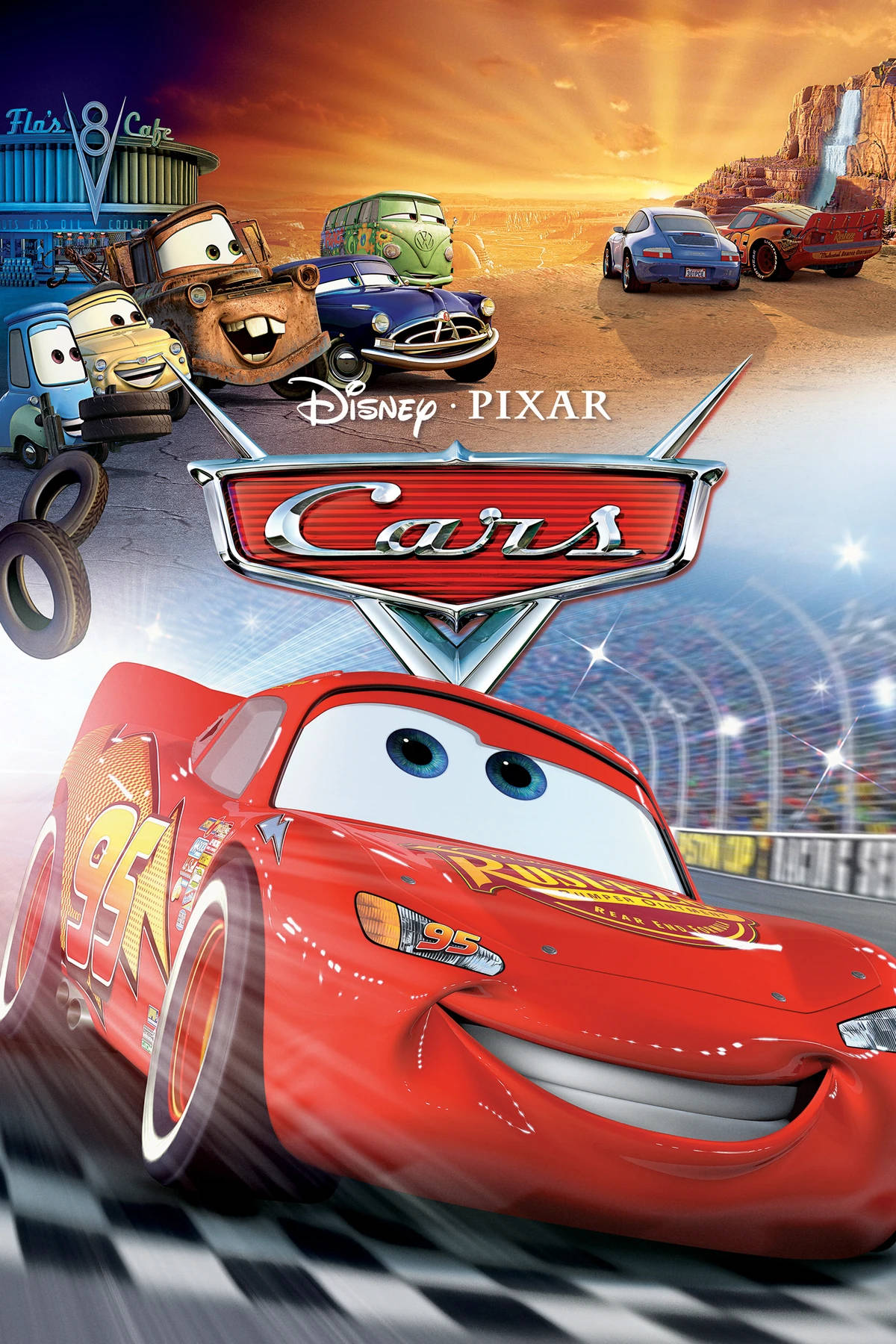 Disney Cars Poster Wallpaper