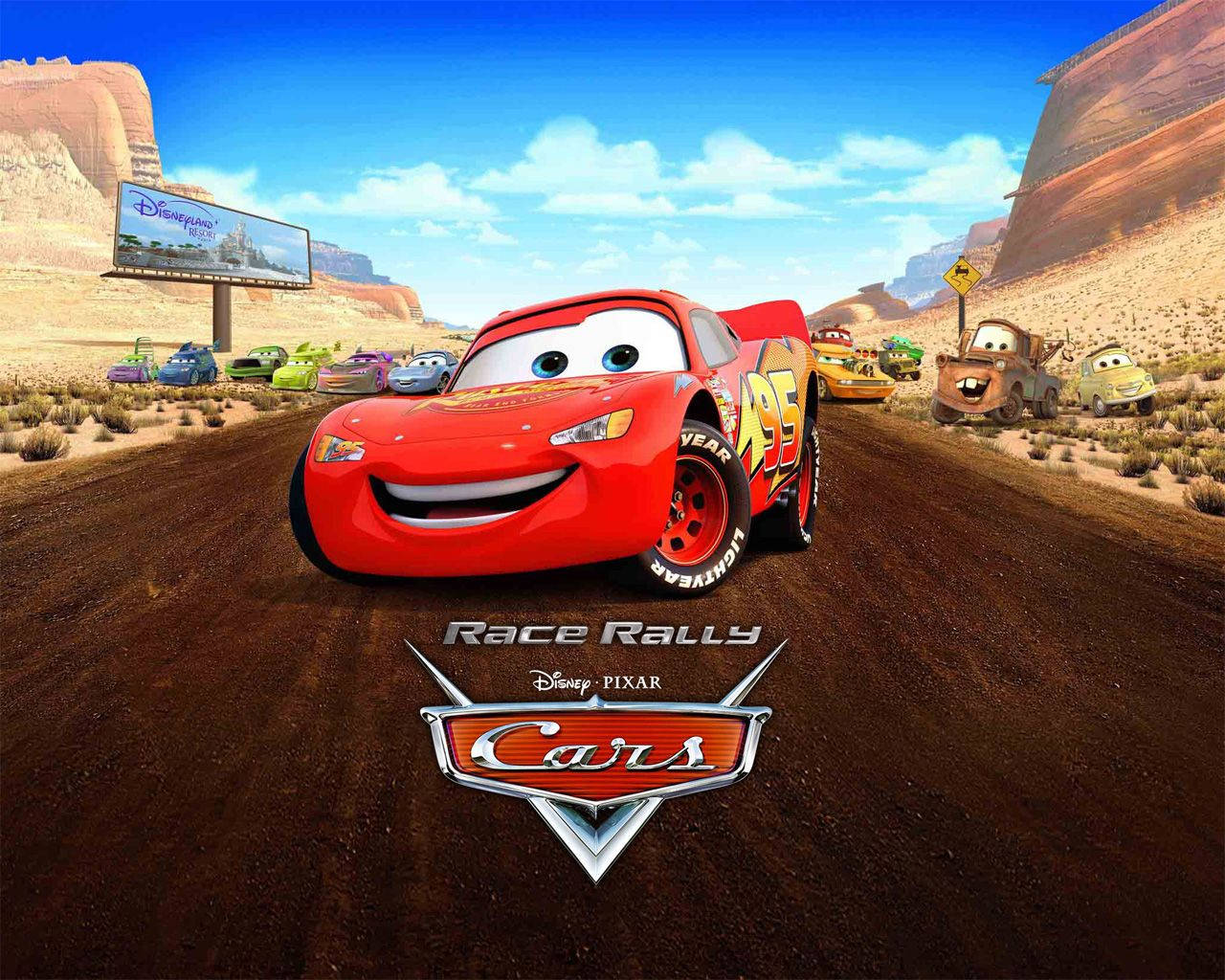 Disney Cars Race Rally Wallpaper