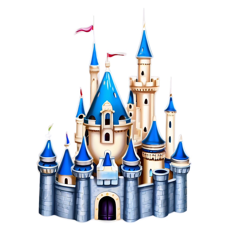 Download Disney Castle Aerial Perspective Png 48 | Wallpapers.com