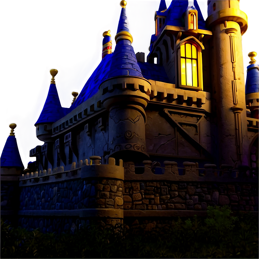 Disney Castle At Dawn Png 05242024 PNG