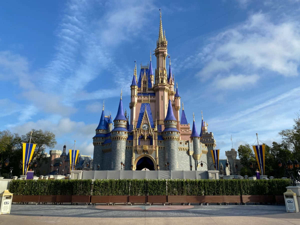 Cinderella Castle At Disney World