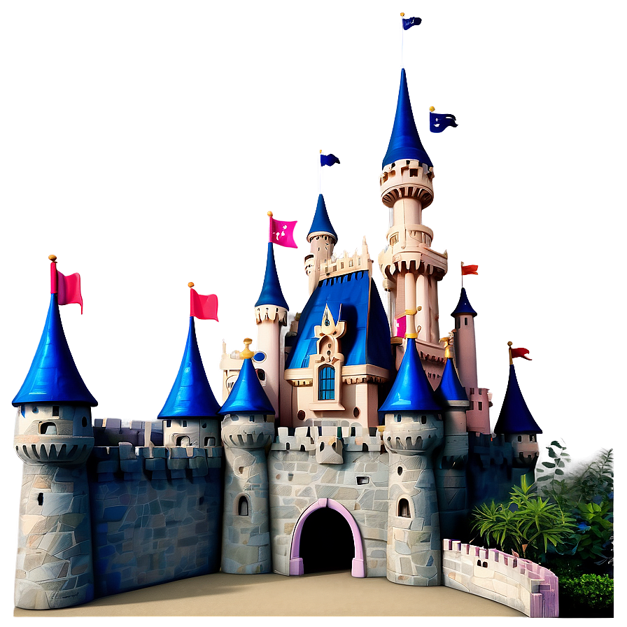 Download Disney Castle Illustration Png Pjr 