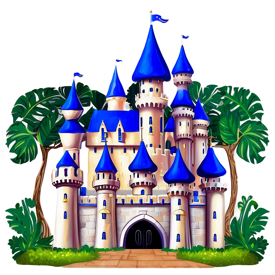 Disney Castle Illustration Png Wox92 PNG