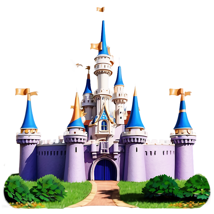 Disney Castle In Summer Png 20 PNG