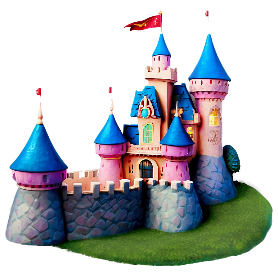 Disney Castle Night View Png 05242024 PNG