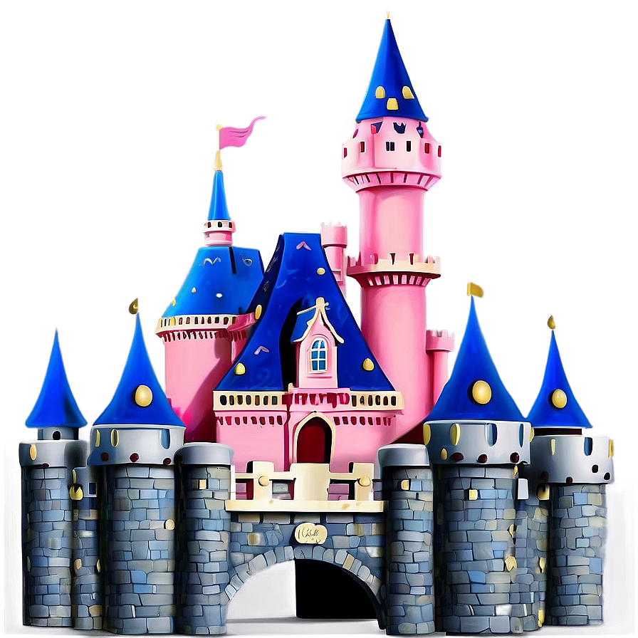 Download Disney Castle Romantic Night Png 51 | Wallpapers.com