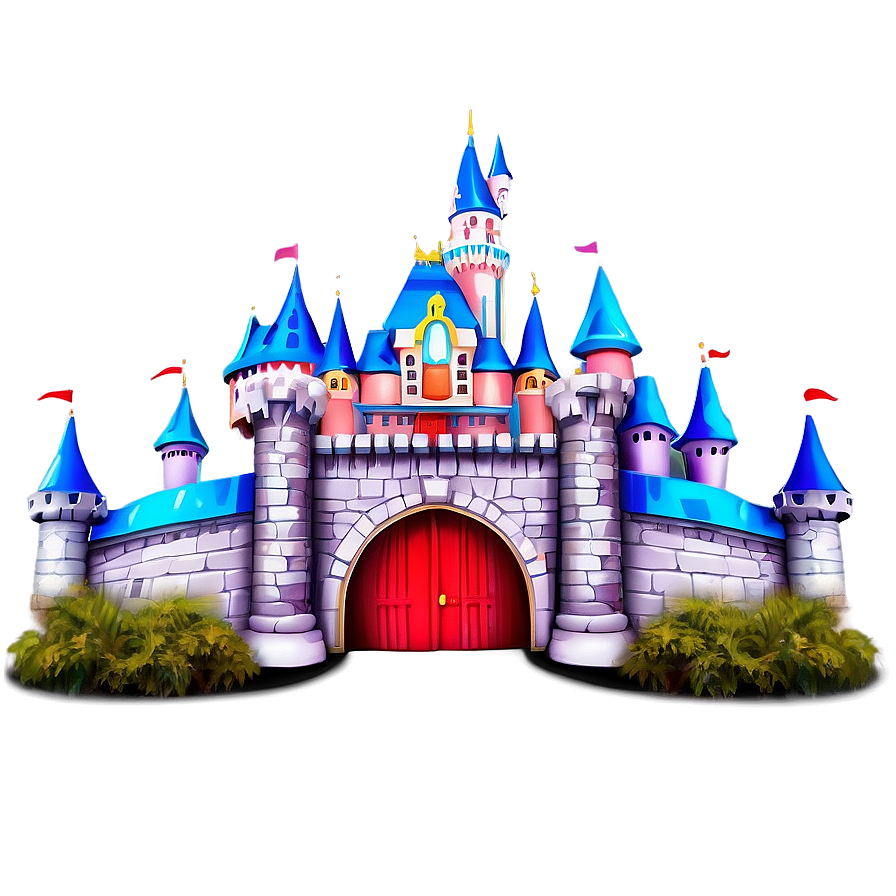 Disney Castle Theme Park Entrance Png Nbv52 PNG