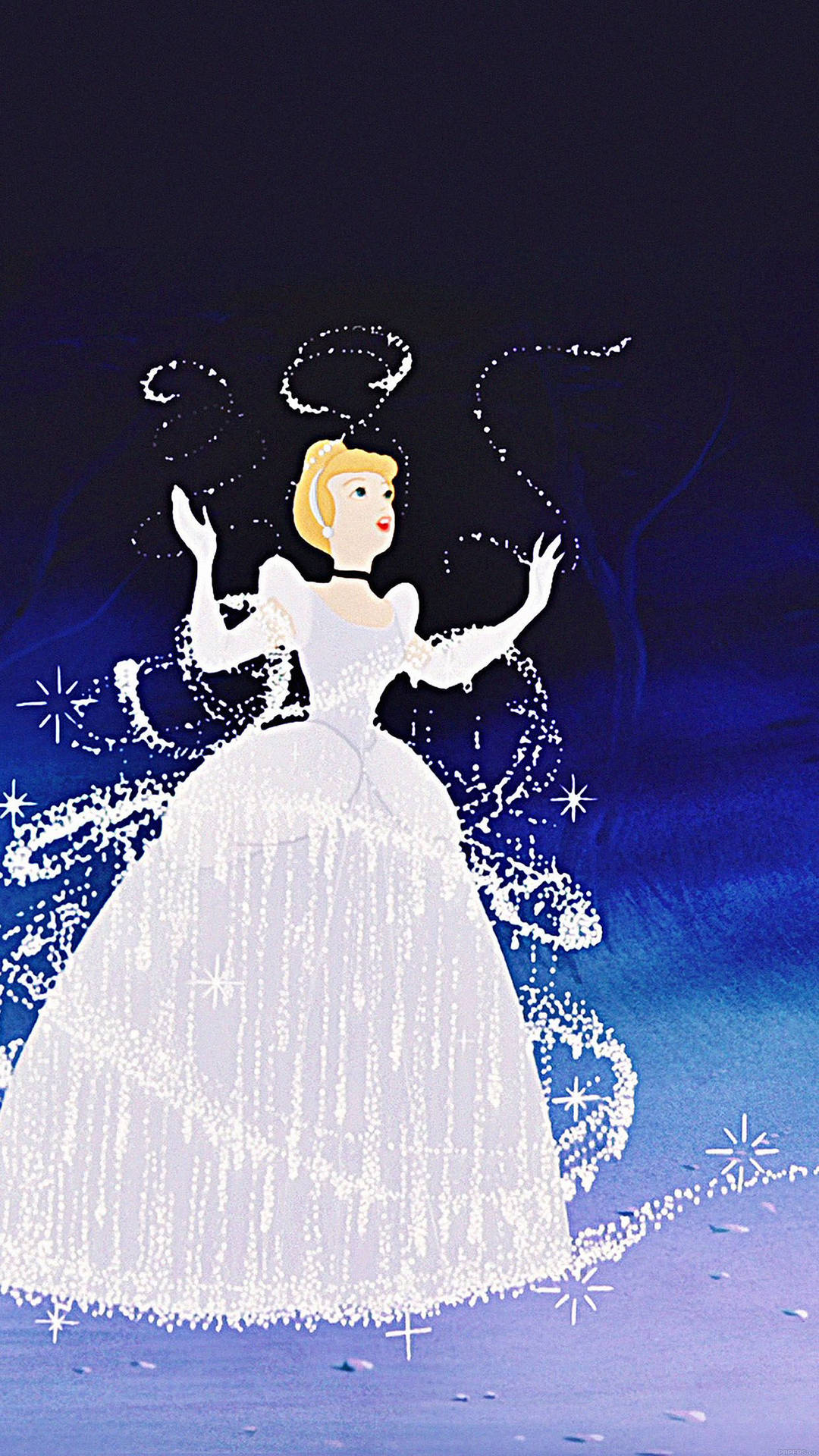 Disney Channel Iconic Princess Cinderella Background