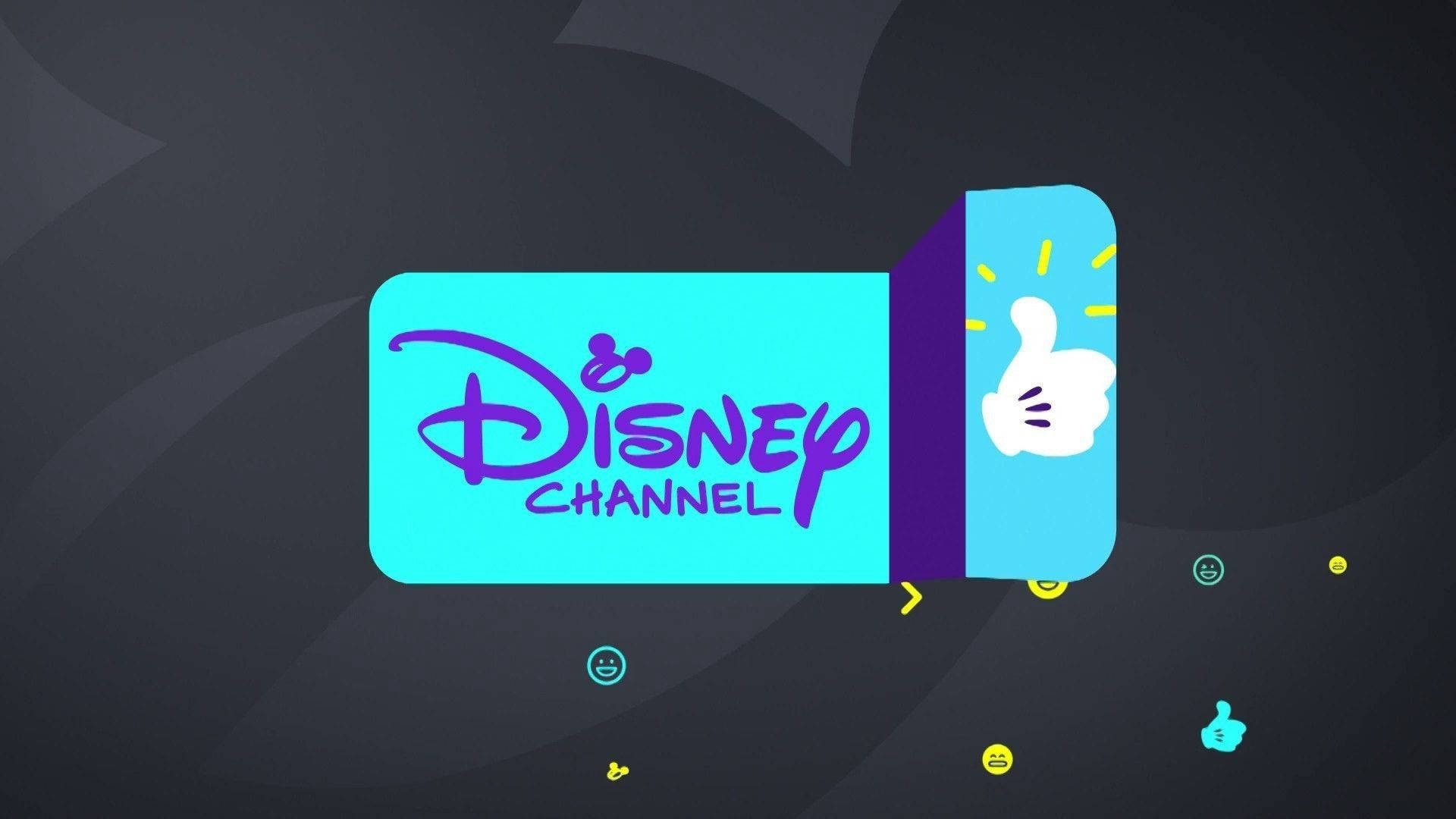 Disney Channel Mickey Mouse Glove Logo Background