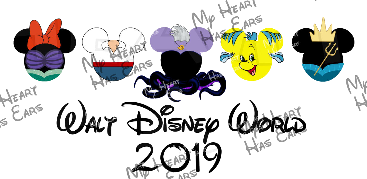 Disney Character Ears Collage2019 PNG
