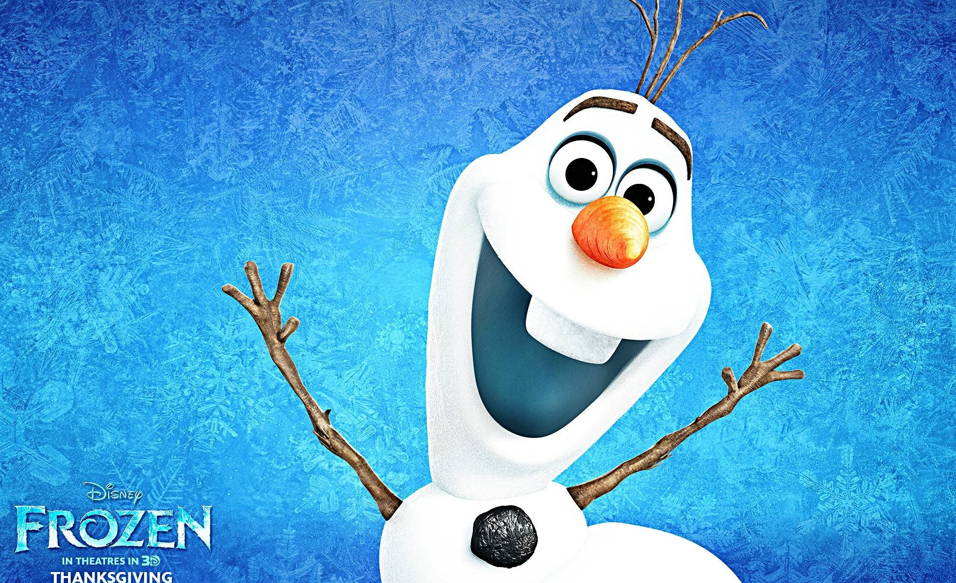 Disney Character Olaf The Snowman Wallpaper