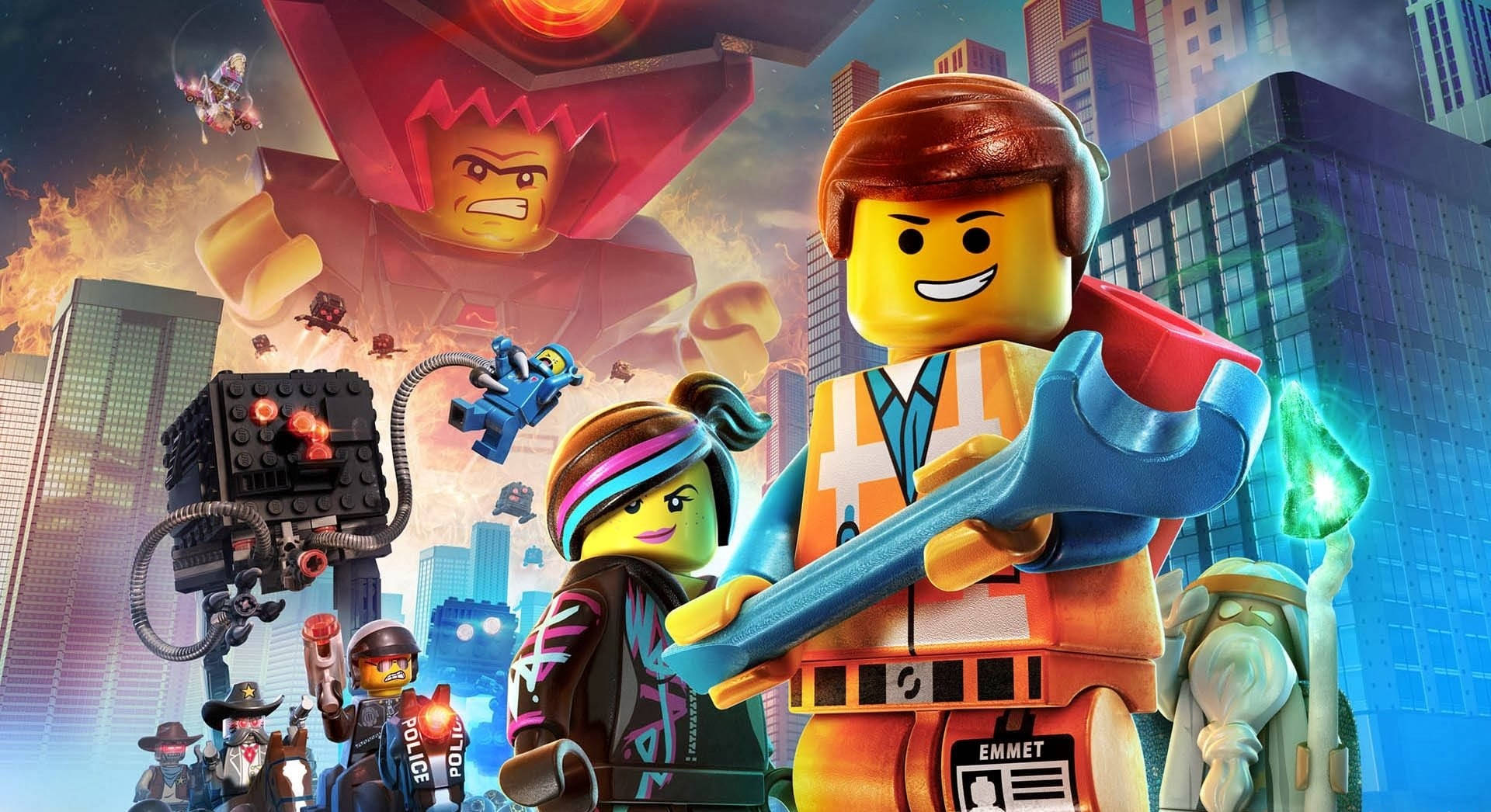 Pósterde Personajes De Disney En Lego. Fondo de pantalla