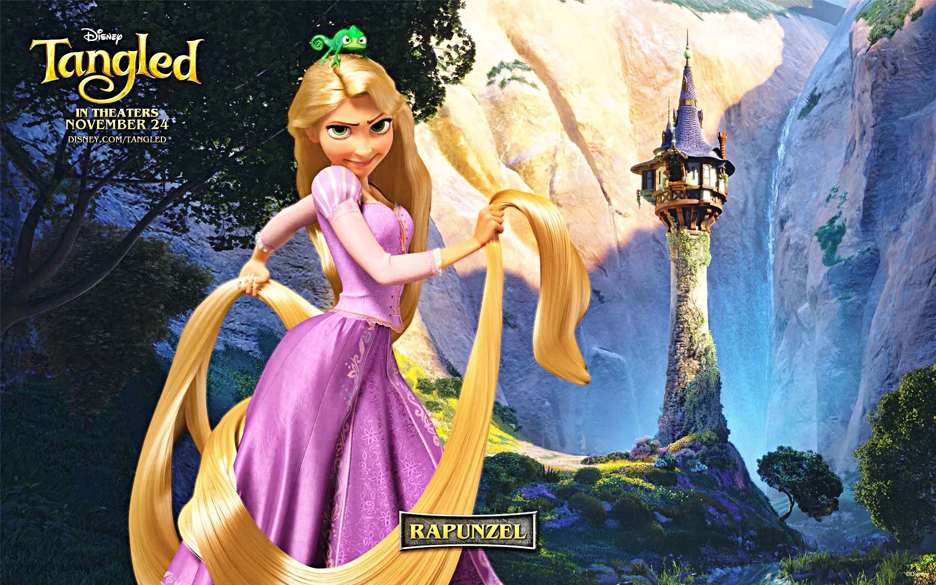 Disney Characters Rapunzel Wallpaper