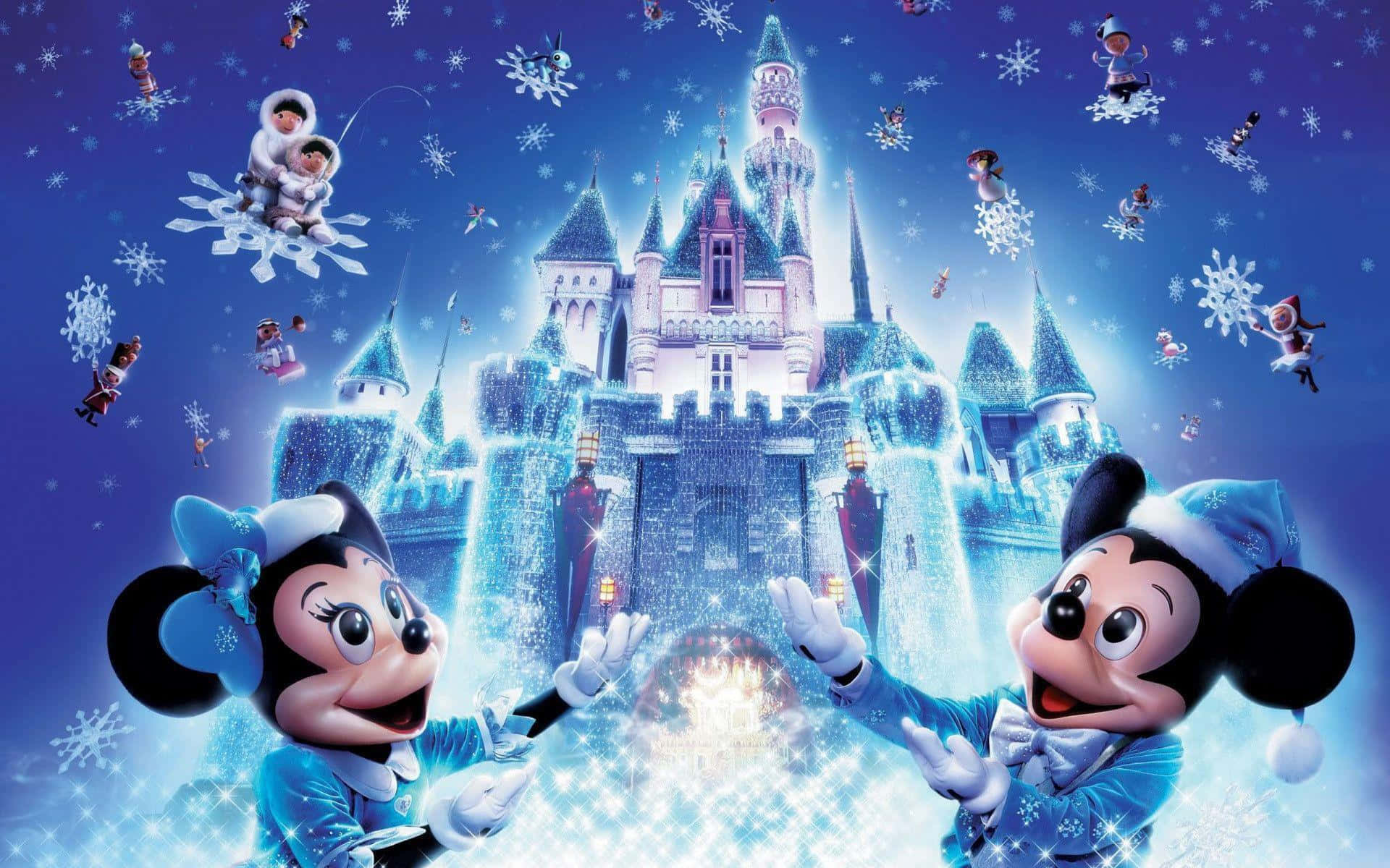 _ Joyful memories with Snow White, during a Disney Christmas_