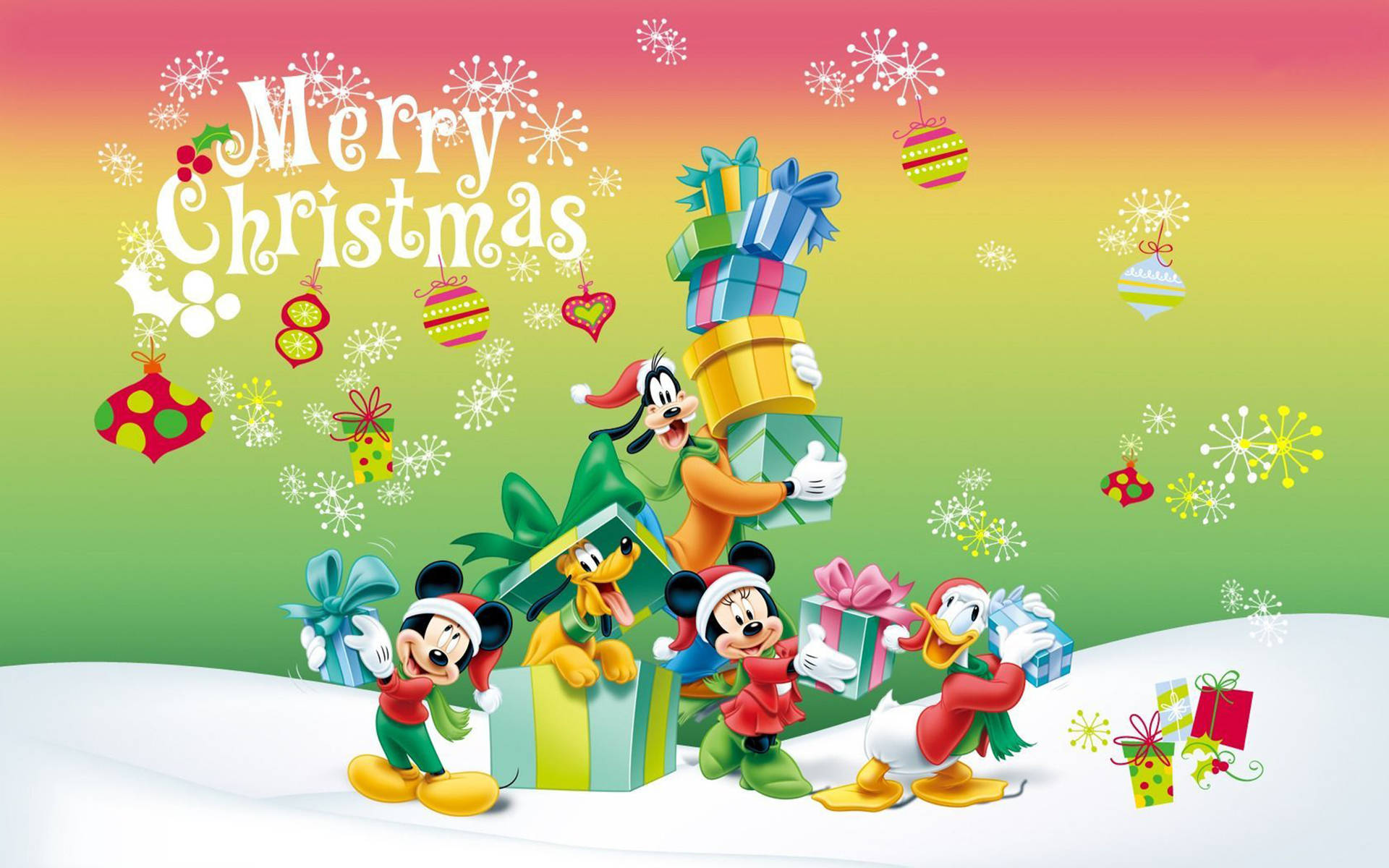 Disney Christmas Desktop