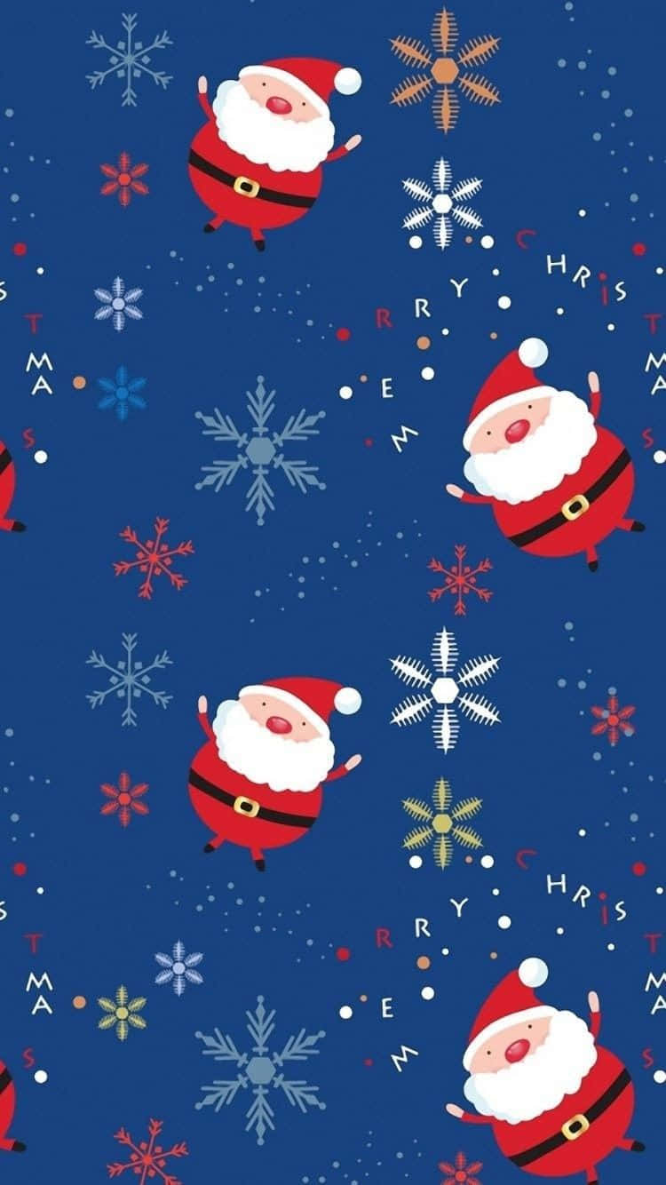 Gördig Redo För Julen Med Detta Disney-jul Ipad Wallpaper
