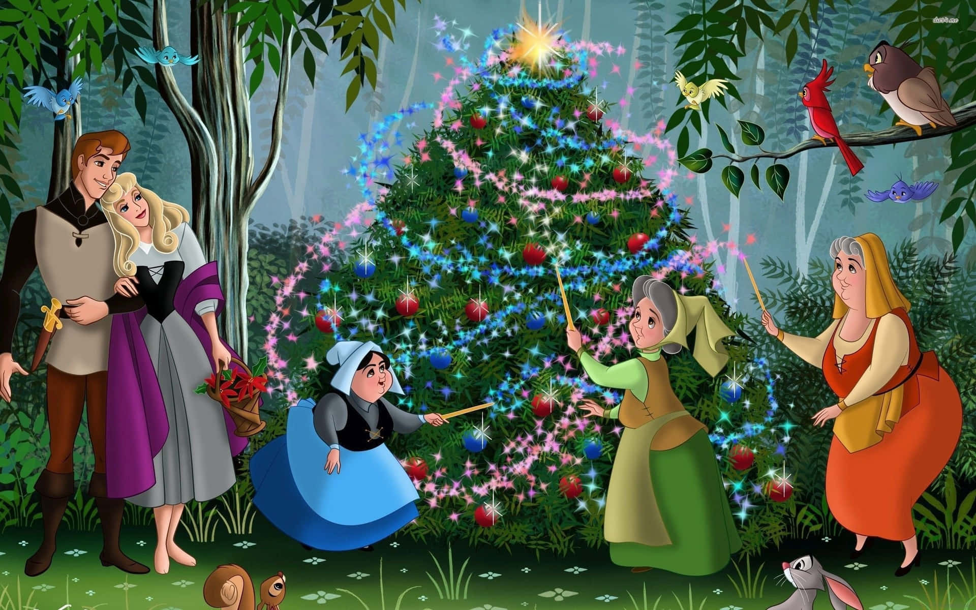 Fejr ferien sæsonen med en Disney Jule iPod! Wallpaper