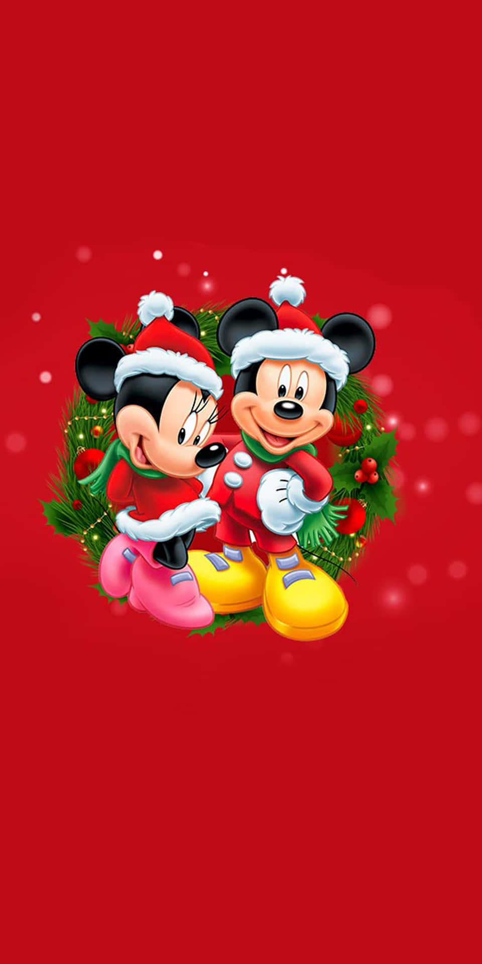 Beginnedeine Feiertage Mit Disney-weihnachten Auf Deinem Ipad! Wallpaper