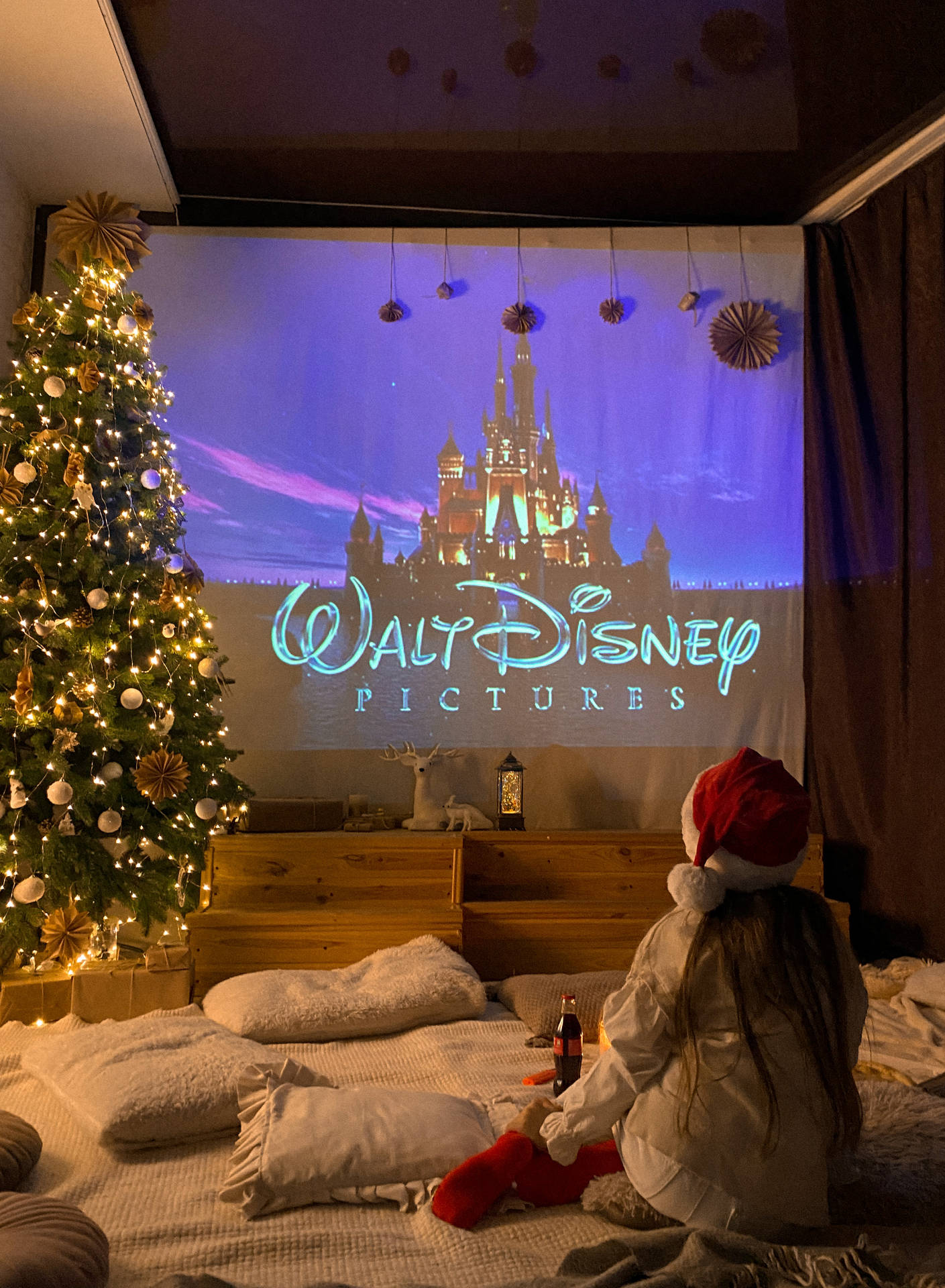 Noitede Filmes De Natal Da Disney. Papel de Parede