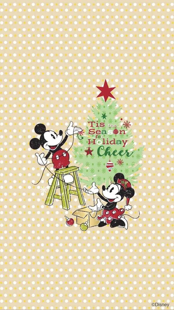 Download Disney Christmas Tree With Mickey Wallpaper 