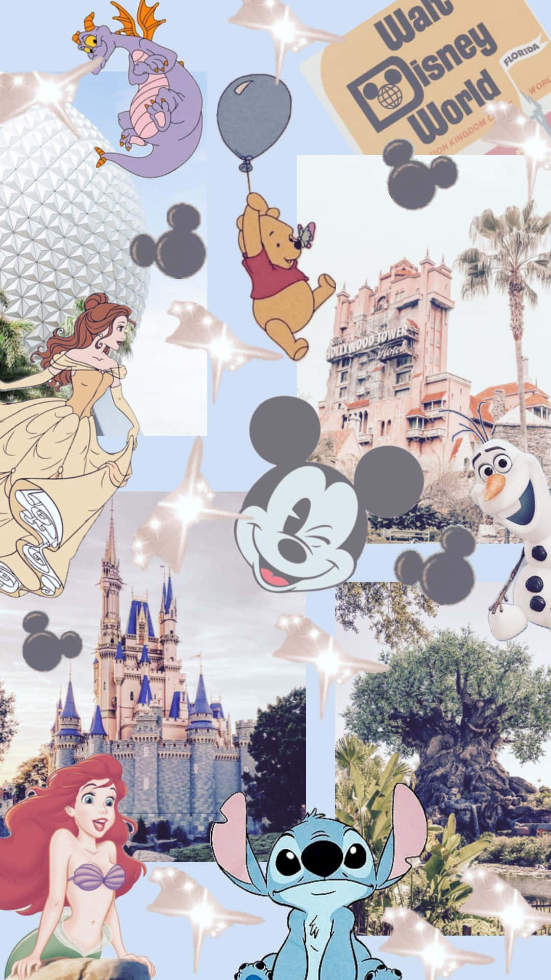 Fond D'écran Aesthetic Collage Disney.jpg Fond d'écran