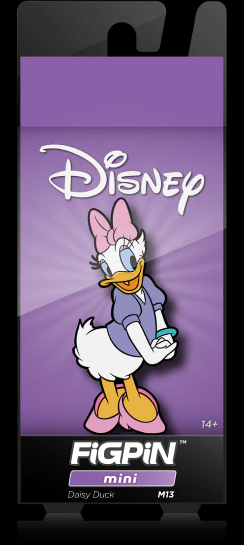 Disney Daisy Duck Figpin Packaging PNG
