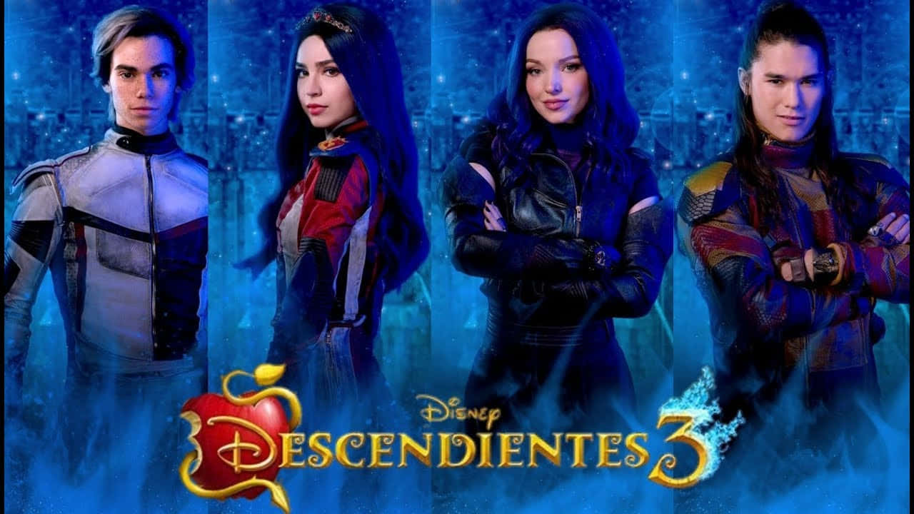 Disney Descendants Poster Collage Wallpaper
