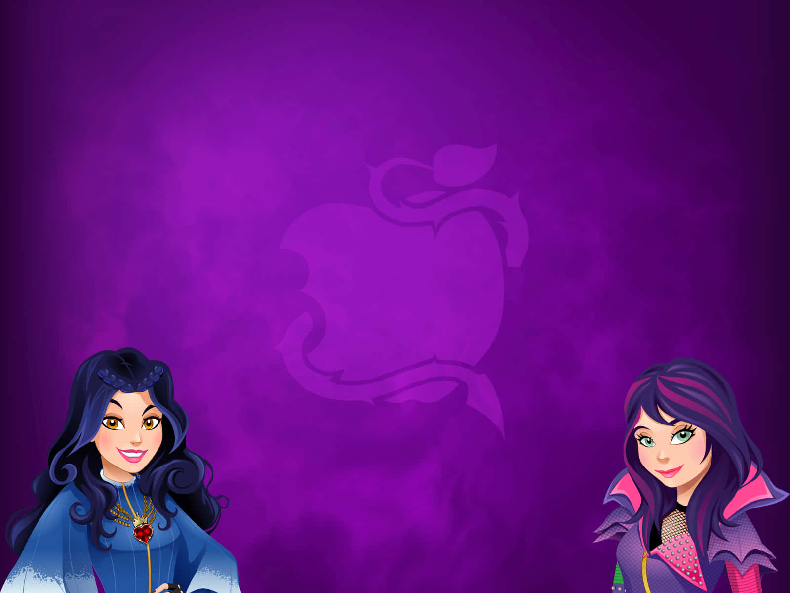 Disneydescendants Púrpura Animado. Fondo de pantalla