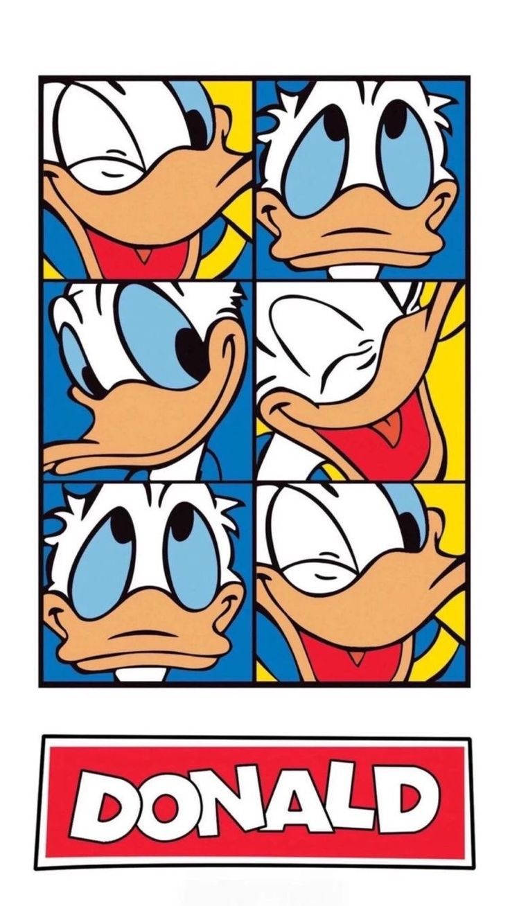 Disney Donald Duck Collage