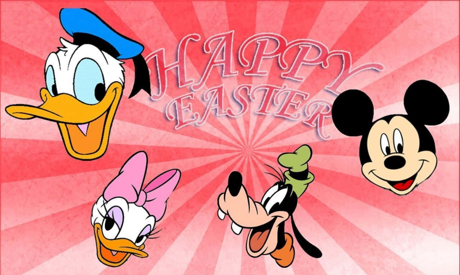 Mickey Mouse And Friends Disney Easter Wallpaper