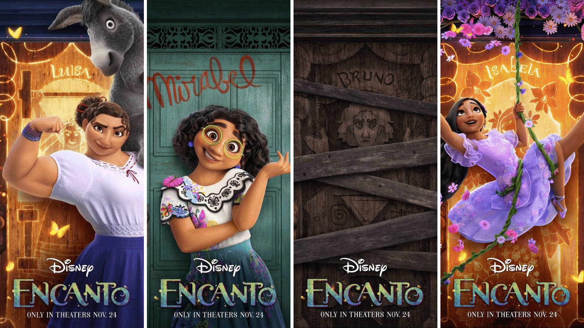 Disney Encanto Characters Collage Wallpaper