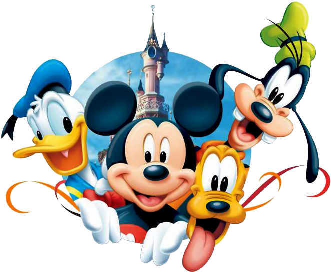 Disney Friends Castle Backdrop PNG