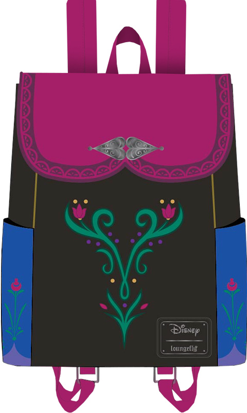 Disney Frozen Anna Inspired Backpack Design PNG