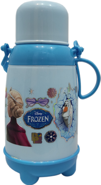 Disney Frozen Themed Plastic Bottle PNG