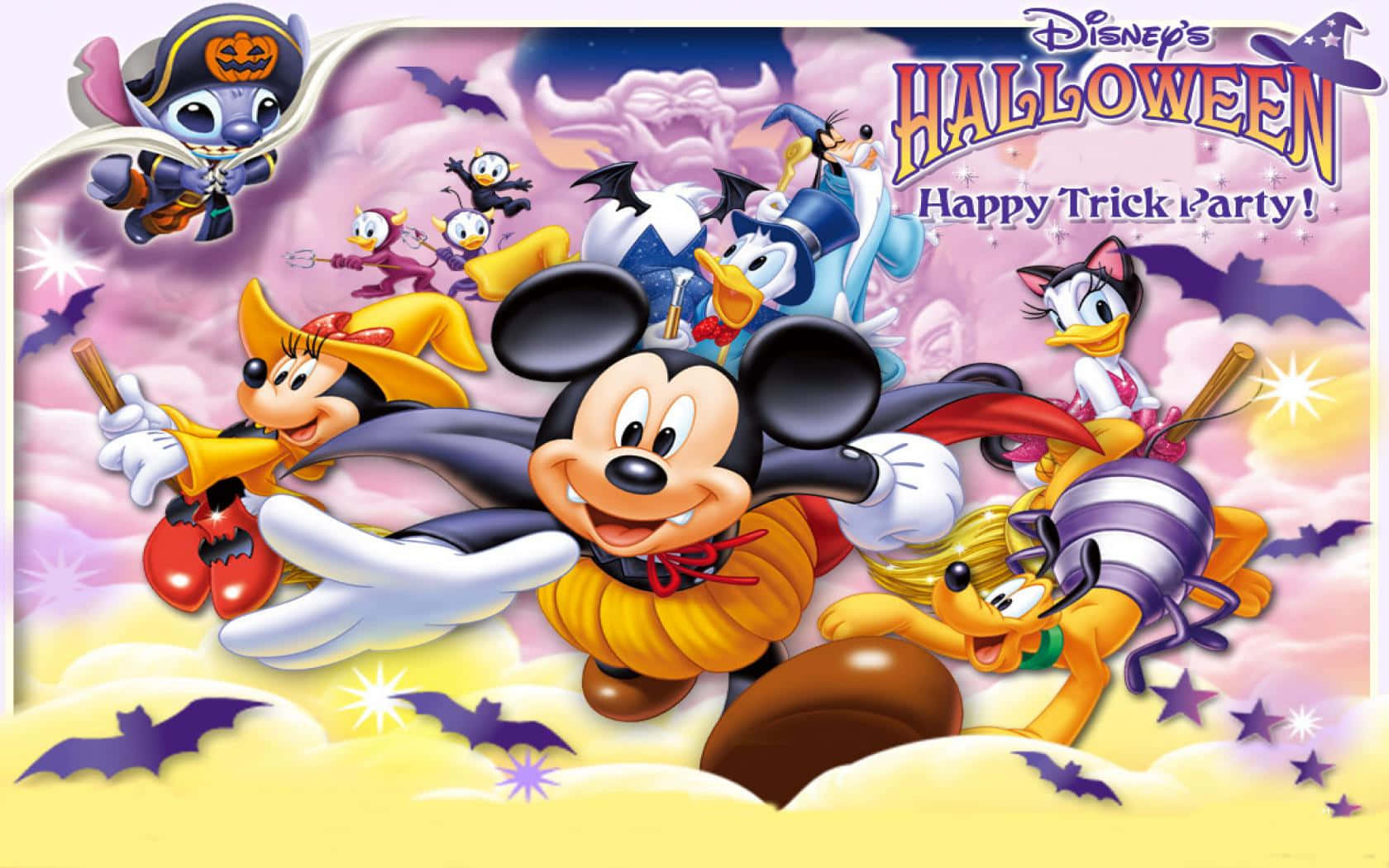 Magical Disney Halloween Background