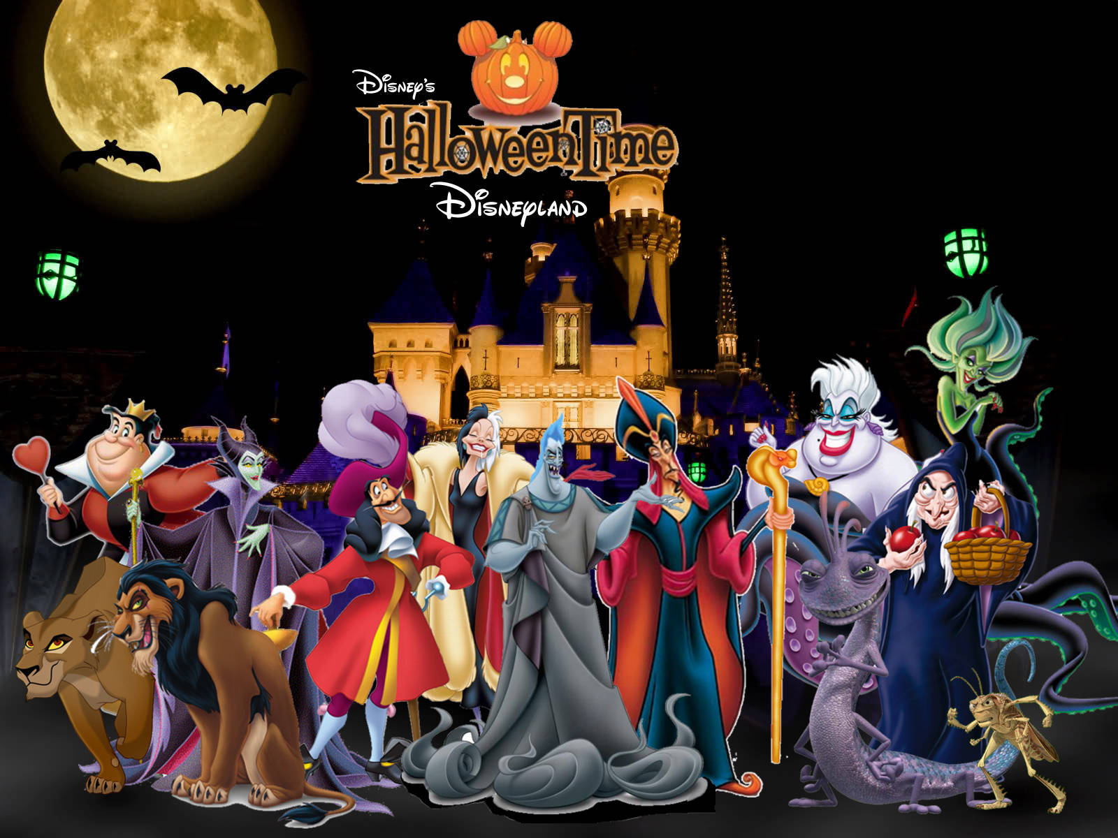 Disney Halloween Villains Wallpaper